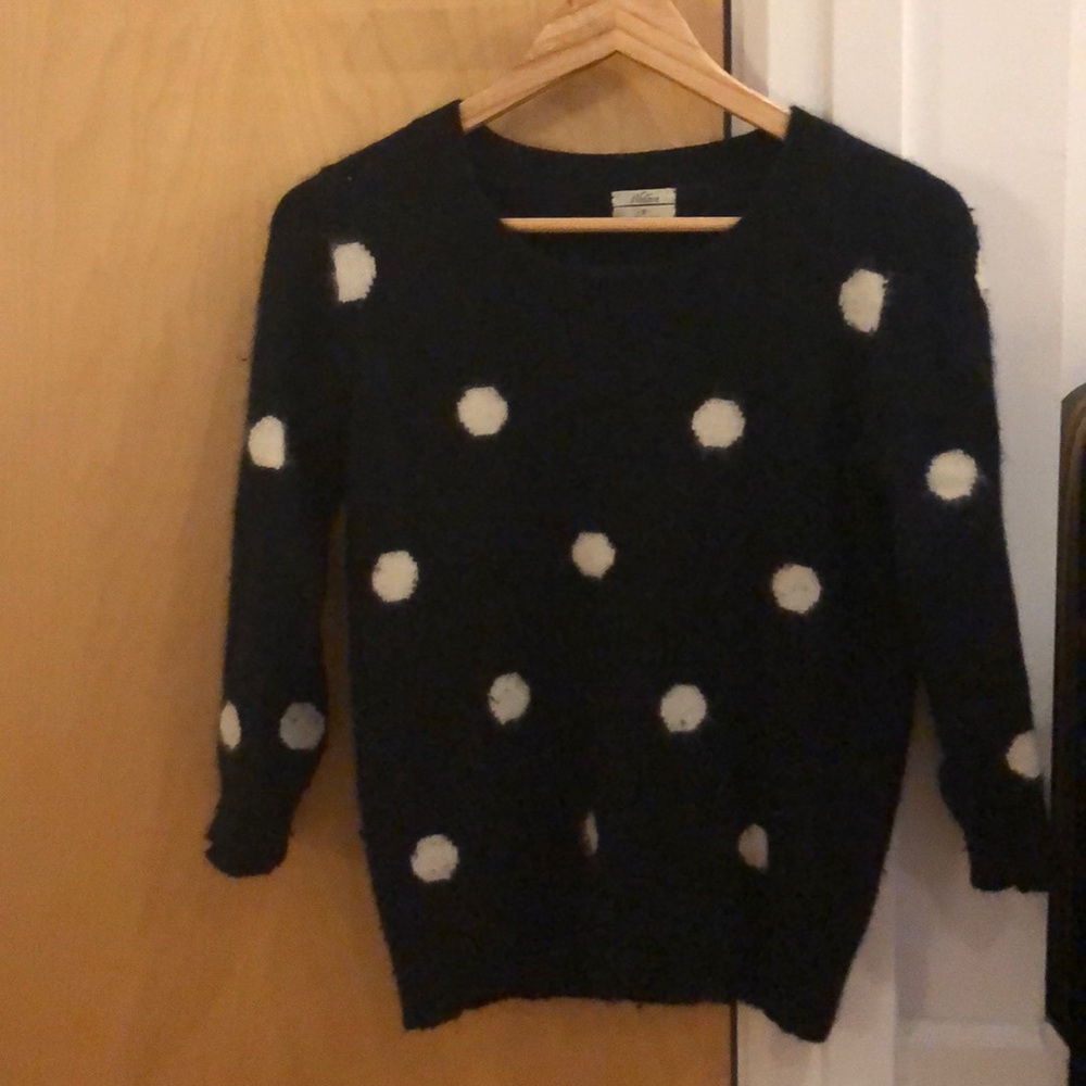 Black and white Madewell sweater